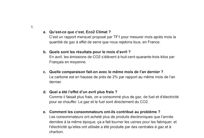 translate in perfect english, french and german